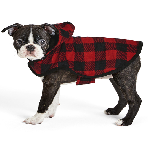 

s Dog Matching Family Buffalo Plaid Fleece Pajamas - Red - The Children's Place