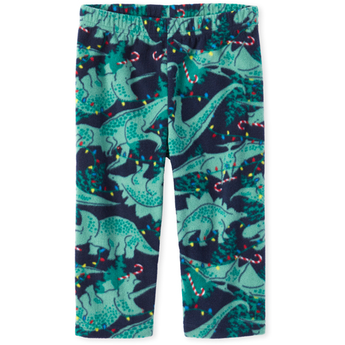 

s Toddler Boys Dino-Lites Matching Fleece Pajama Pants - Blue - The Children's Place
