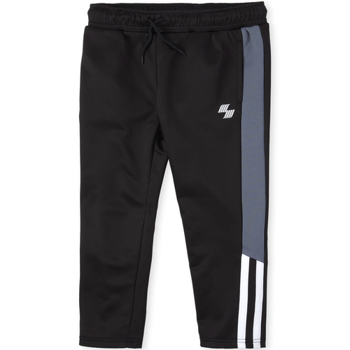 

Boys Boys Mix And Match Side Stripe Performance Fleece Track Pants - Black - The Children's Place