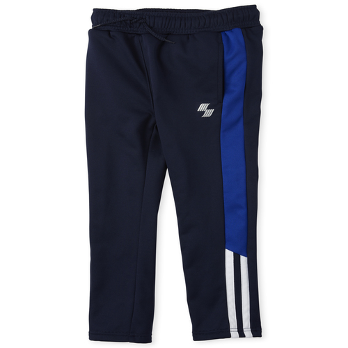 

Boys Boys Mix And Match Side Stripe Performance Fleece Track Pants - Blue - The Children's Place