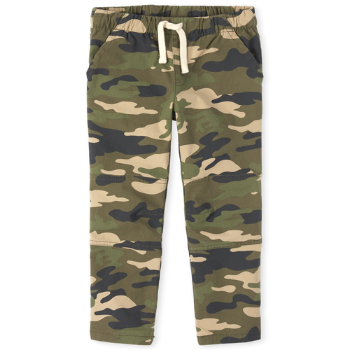 

Boys Boys Camo Stretch Matching Pull On Jogger Pants - Green - The Children's Place