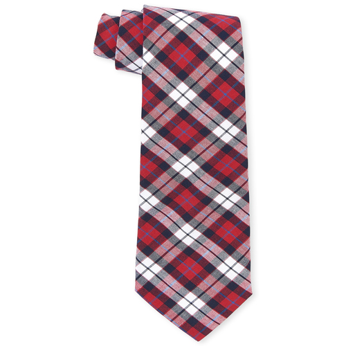 

Boys Boys Plaid Tie - Red - The Children's Place