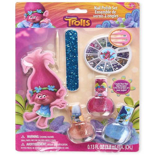 

Girls Trolls Nail Polish Set - Multi - The Children's Place