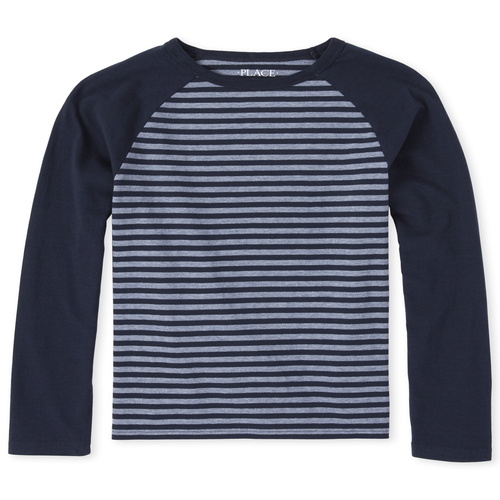 

s Boys Striped Top - Blue - The Children's Place