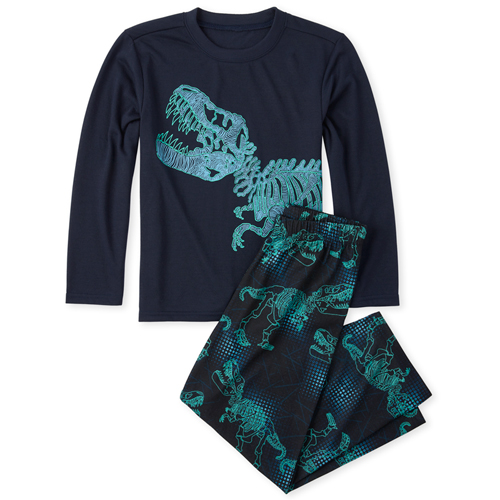 

s Boys Dino Pajamas - Black - The Children's Place