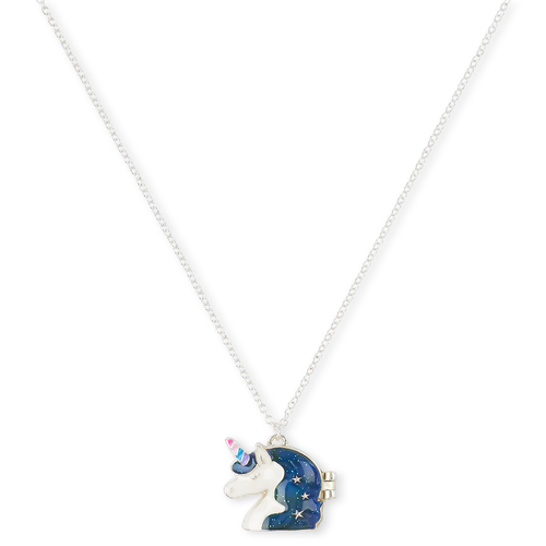 

Girls Mood Unicorn Locket Necklace - Multi - The Children's Place