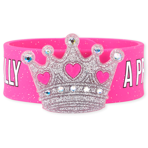 

Girls Glitter Princess Slap Bracelet - Multi - The Children's Place