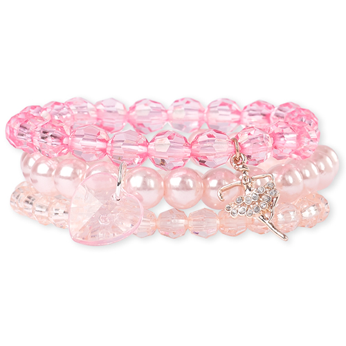 

Girls Ballerina Beaded Bracelet 3-Pack - Multi - The Children's Place