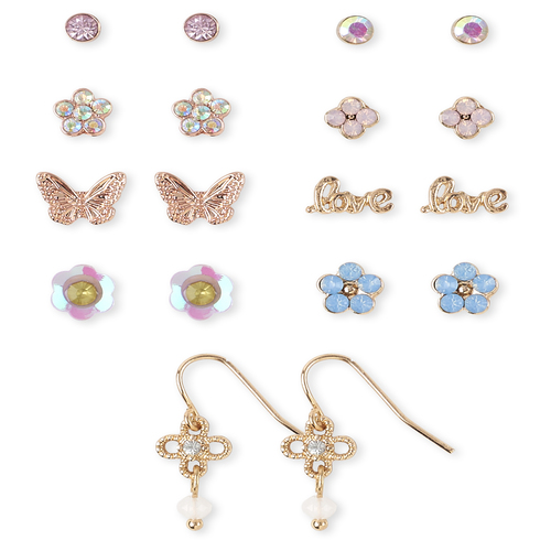 

Girls Love Earrings 9-Pack - Multi - The Children's Place