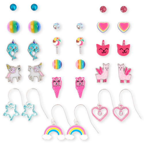 

Girls Magical Critter Earrings 15-Pack - Multi - The Children's Place