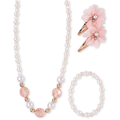 

Girls Flower 4-Piece Jewelry Set - Multi - The Children's Place