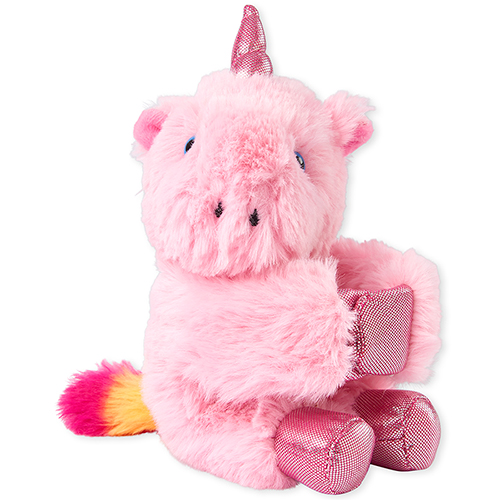 

Girls 3D Faux Fur Rainbow Unicorn Slap Bracelet - Multi - The Children's Place
