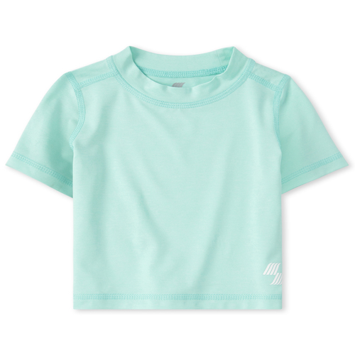 

Newborn Baby And Toddler Boys Mix And Match Marled Rashguard - Blue - The Children's Place