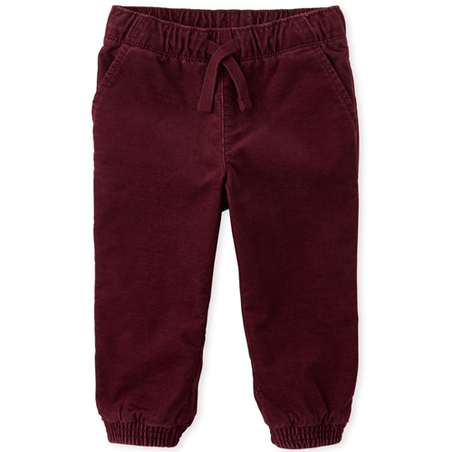 

s Baby And Toddler Boys Corduroy Pull On Jogger Pants - Red - The Children's Place