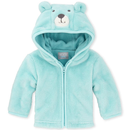 

s Baby Boys Bear Cozy Jacket - Blue - The Children's Place
