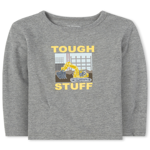 

s Baby And Toddler Boys Lenticular Top - Gray - The Children's Place