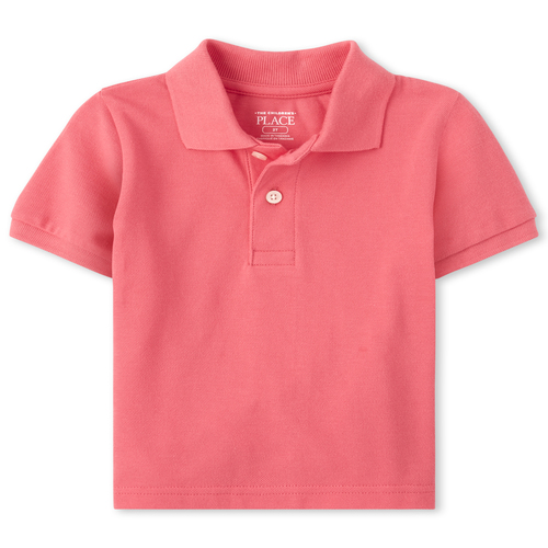 

s Baby And Toddler Boys Pique Polo - Pink - The Children's Place