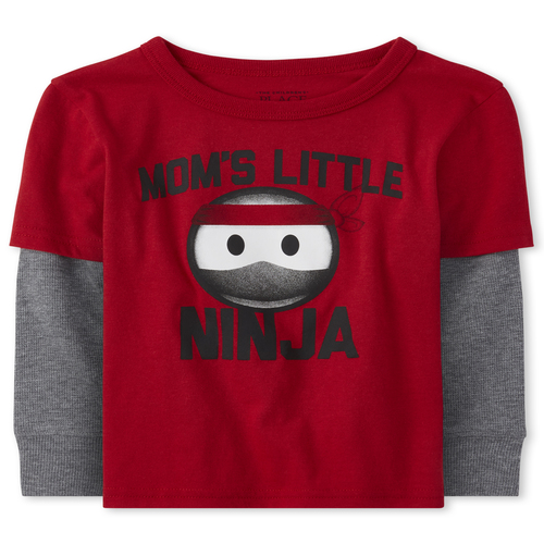 

s Baby And Toddler Boys 2 In 1 Top - Red - The Children's Place