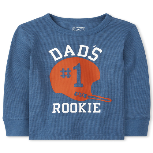 

s Baby And Toddler Boys Graphic Thermal Top - Blue - The Children's Place