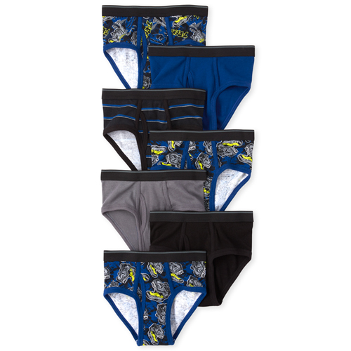 

Boys Boys Dino Briefs 7-Pack - Blue - The Children's Place