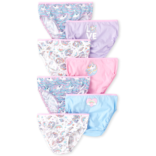 

Girls Unicorn Briefs 7-Pack - Multi - The Children's Place