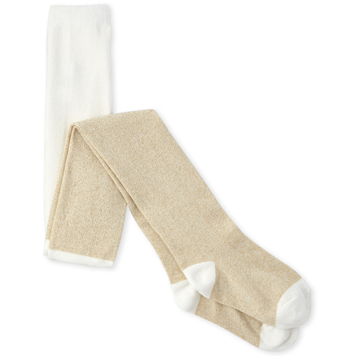 

Girls Metallic Tights - White - The Children's Place