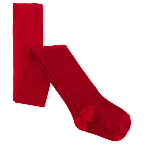 

Girls Metallic Tights - Red - The Children's Place