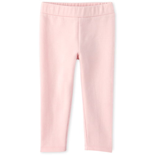 

Baby Girls Baby And Toddler Cozy Leggings - Pink - The Children's Place