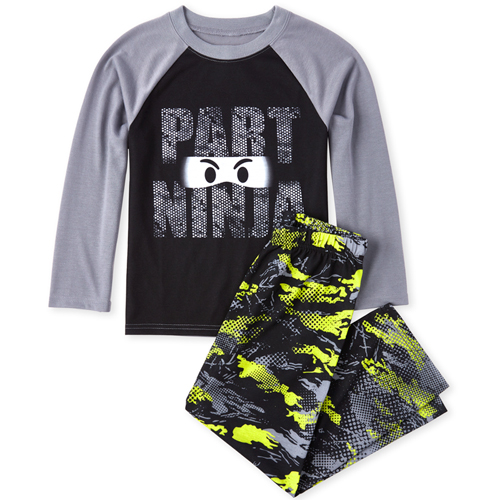 

s Boys Ninja Pajamas - Black - The Children's Place