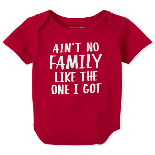 

Newborn Unisex Baby Matching Family One I Got Graphic Bodysuit - Red - The Children's Place