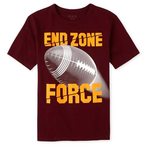 

Boys Boys Football Graphic Tee - Red T-Shirt - The Children's Place