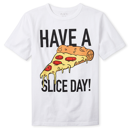 

Boys Boys Pizza Graphic Tee - White T-Shirt - The Children's Place