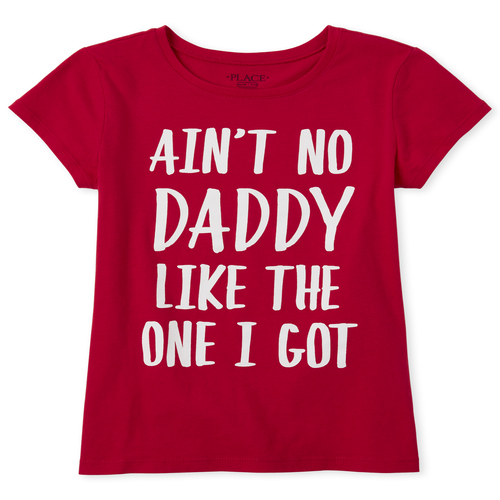 

Girls Matching Family One I Got Graphic Tee - Red T-Shirt - The Children's Place