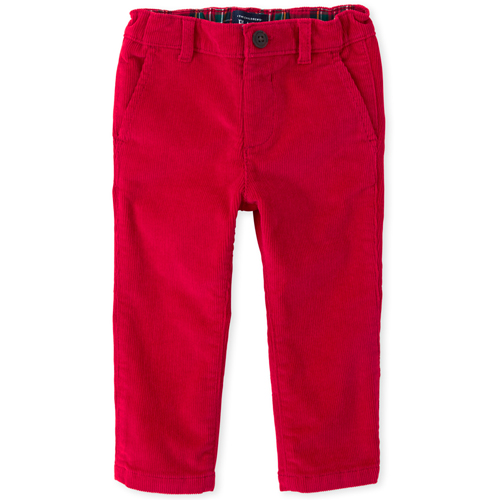 

s Toddler And Boys Very Merry Corduroy Pants - Red - The Children's Place