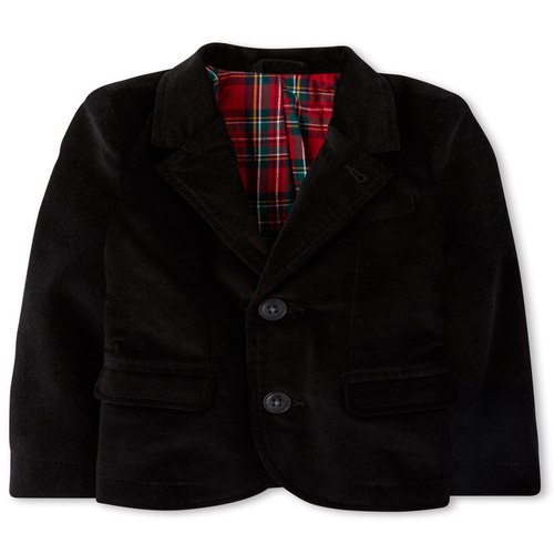 

s Toddler And Boys Very Merry Corduroy Blazer - Black - The Children's Place