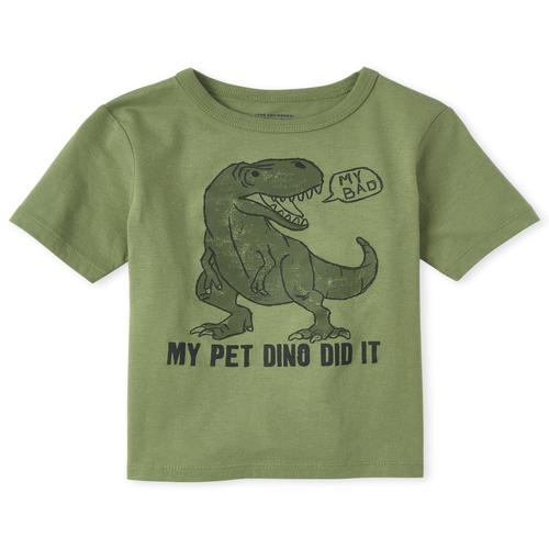 

s Baby And Toddler Boys Graphic Tee - Green T-Shirt - The Children's Place