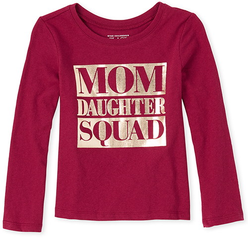

s Baby And Toddler Matching Family Foil Squad Graphic Tee - Red T-Shirt - The Children's Place