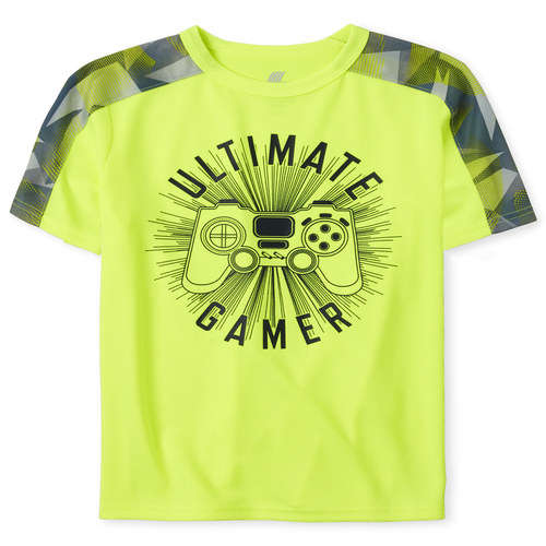 

Boys Boys Mix And Match Mesh Performance Top - Yellow - The Children's Place