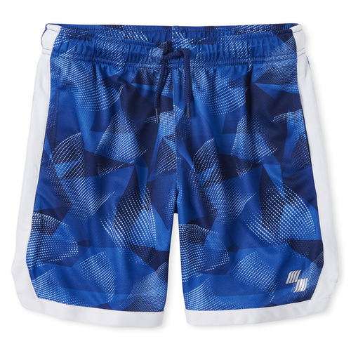 

Boys Boys Mix And Match Print Performance Basketball Shorts - Blue - The Children's Place