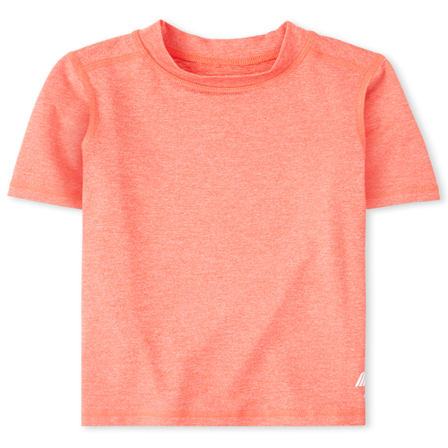 

s Boys Mix And Match Marled Rashguard - Orange - The Children's Place