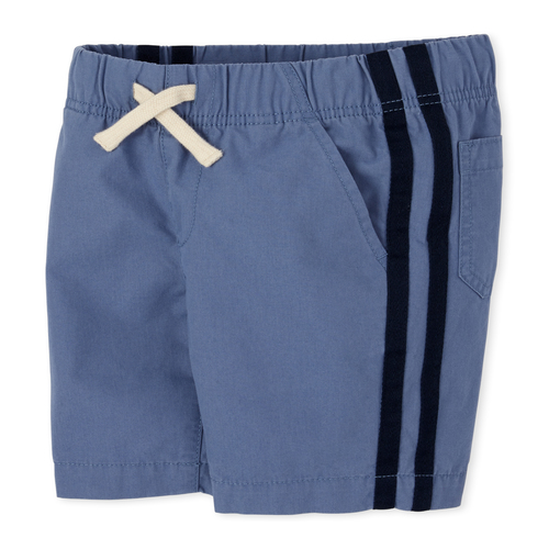 

s Boys Side Stripe Pull On Jogger Shorts - Blue - The Children's Place
