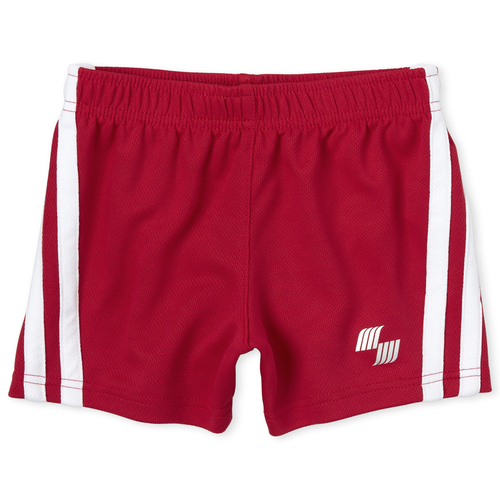 

s Baby And Toddler Boys Mix And Match Side Stripe Performance Basketball Shorts - Red - The Children's Place