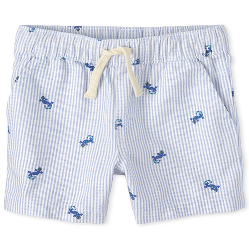 

s Baby And Toddler Boys Iguana Pull On Jogger Shorts - Blue - The Children's Place