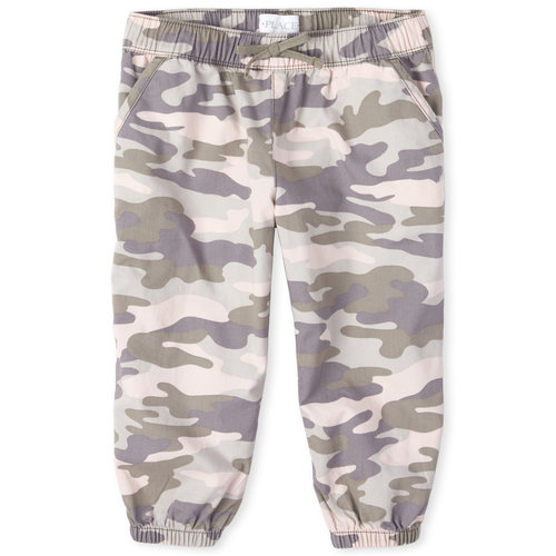

Girls Camo Pull On Beach Pants - Pink - The Children's Place