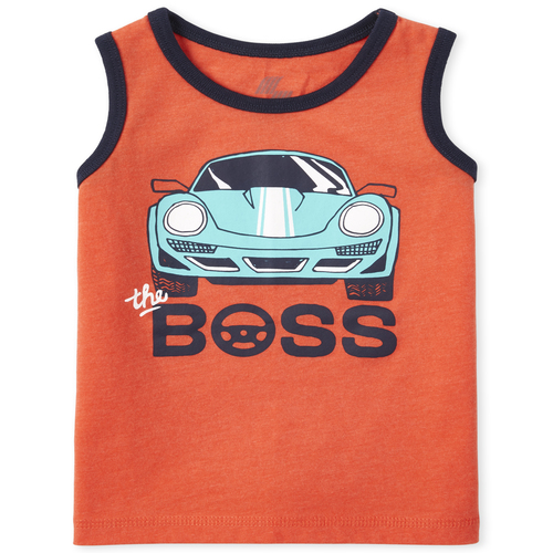 

s Baby And Toddler Boys Mix And Match Tank Top - Orange - The Children's Place