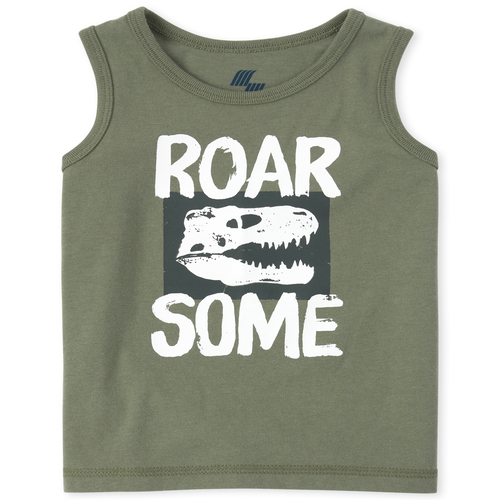 

s Baby And Toddler Boys Mix And Match Graphic Tank Top - Green - The Children's Place