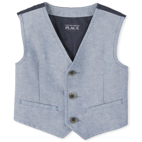 

s Baby And Toddler Boys Matching Dressy Vest - Blue - The Children's Place