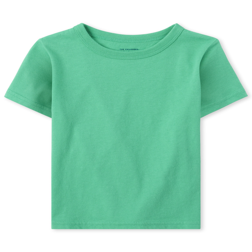 

s Baby And Toddler Boys Basic Layering Tee - Green T-Shirt - The Children's Place