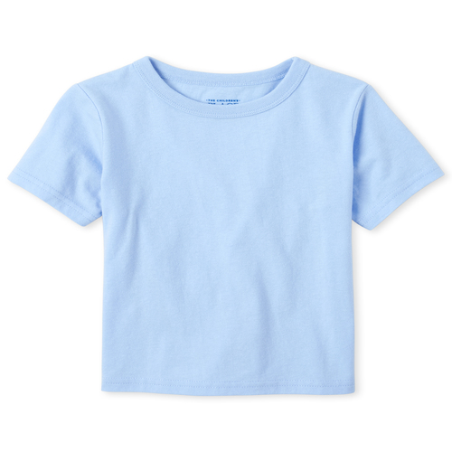 

s Baby And Toddler Boys Basic Layering Tee - Blue T-Shirt - The Children's Place