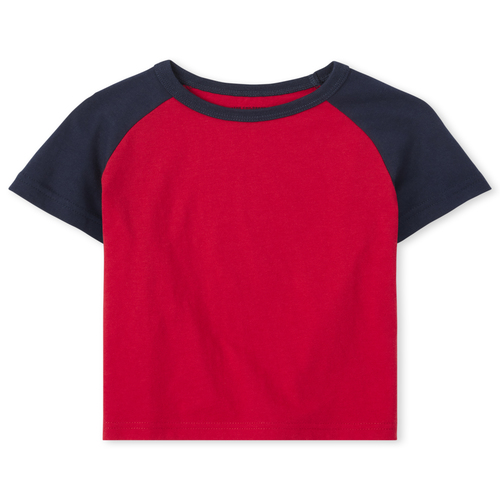 

s Baby And Toddler Boys Raglan Top - Red - The Children's Place